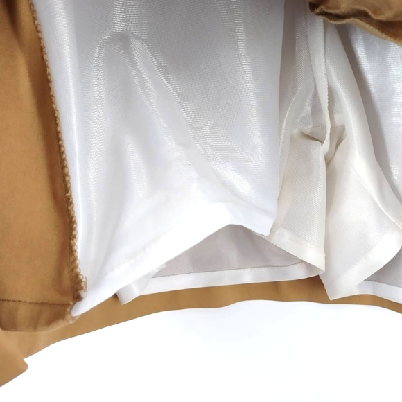 KHAKI PASTEL PLAID GOLF SKORT SIDE PLEAT - Picture 5 of 15